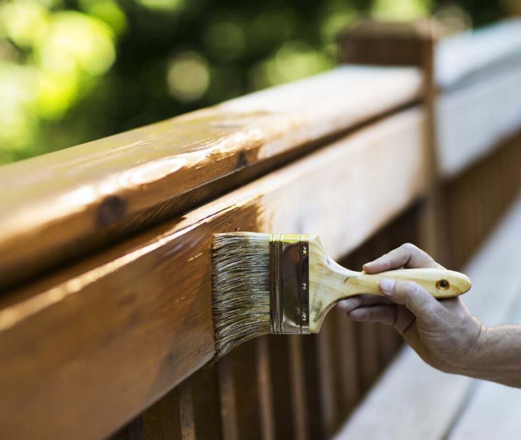 Staining decks in Asheville, North Carolina - Greatness Painting