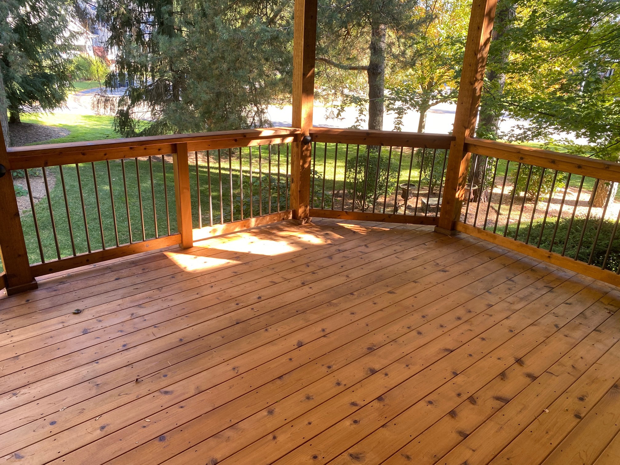 Deck staining in Asheville, North Carolina